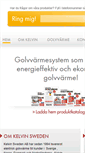 Mobile Screenshot of kelvin-sweden.se