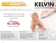 Tablet Screenshot of kelvin-sweden.se